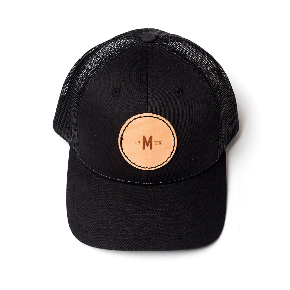 Leather Patch Hat - Marciante and Company