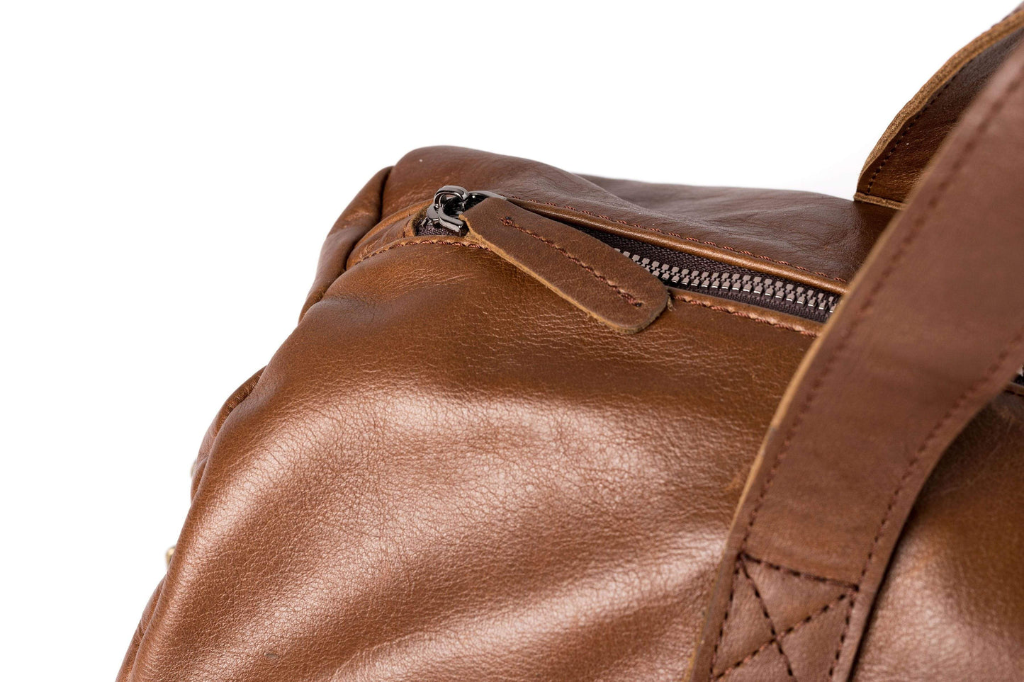 Leather Gym Bag - Marciante and Company