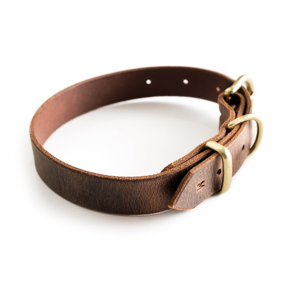 Marciante and Company Leather Dog Collar