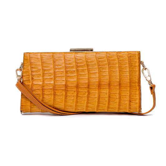 Cayman Alligator Leather Clutch [PRE-ORDER]