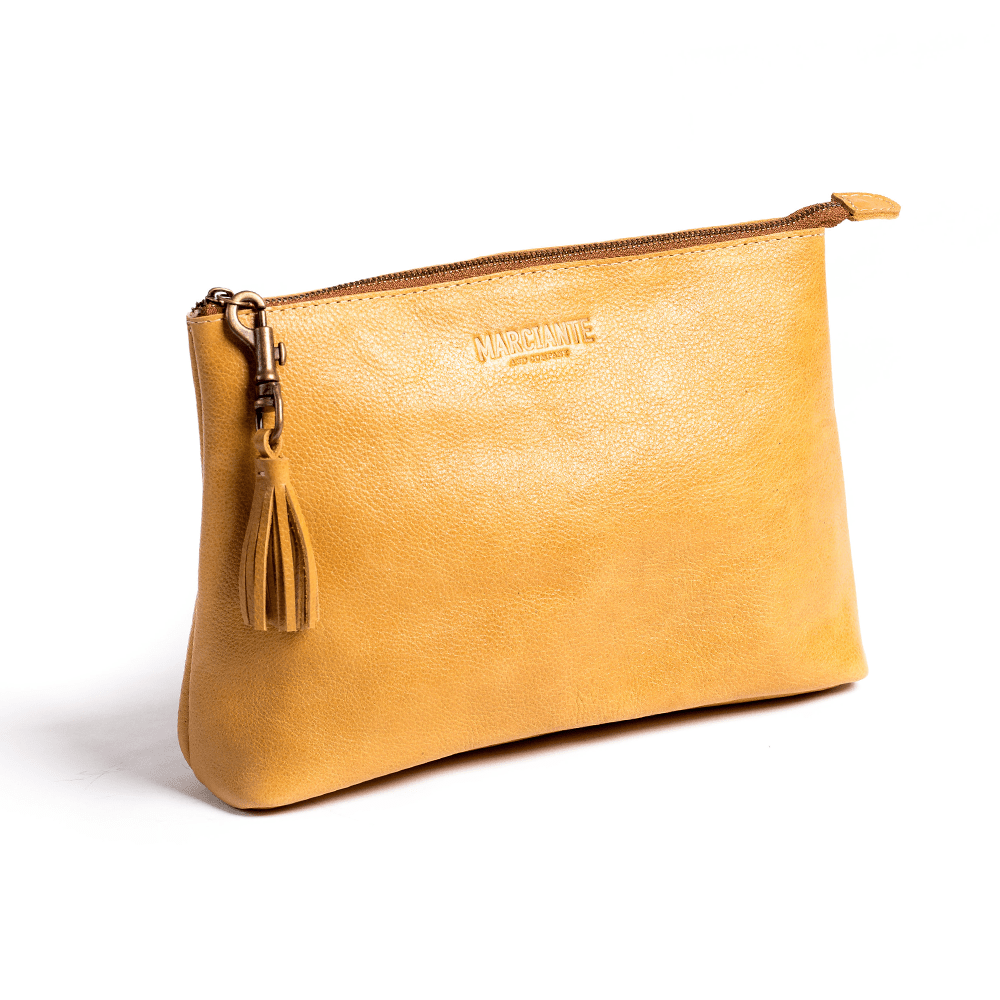 Leather Clutch - Marciante and Company