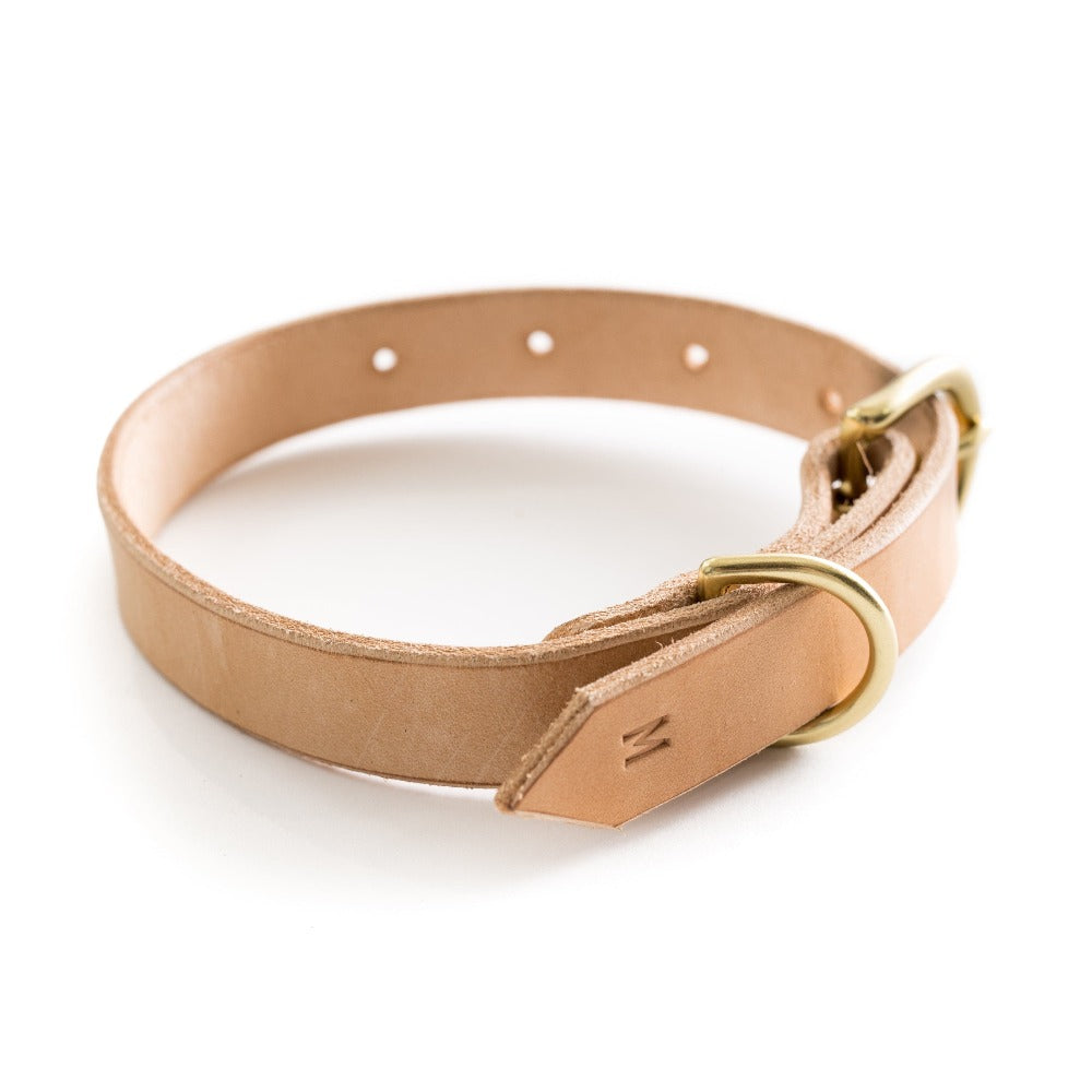 Marciante and Company Leather Dog Collar
