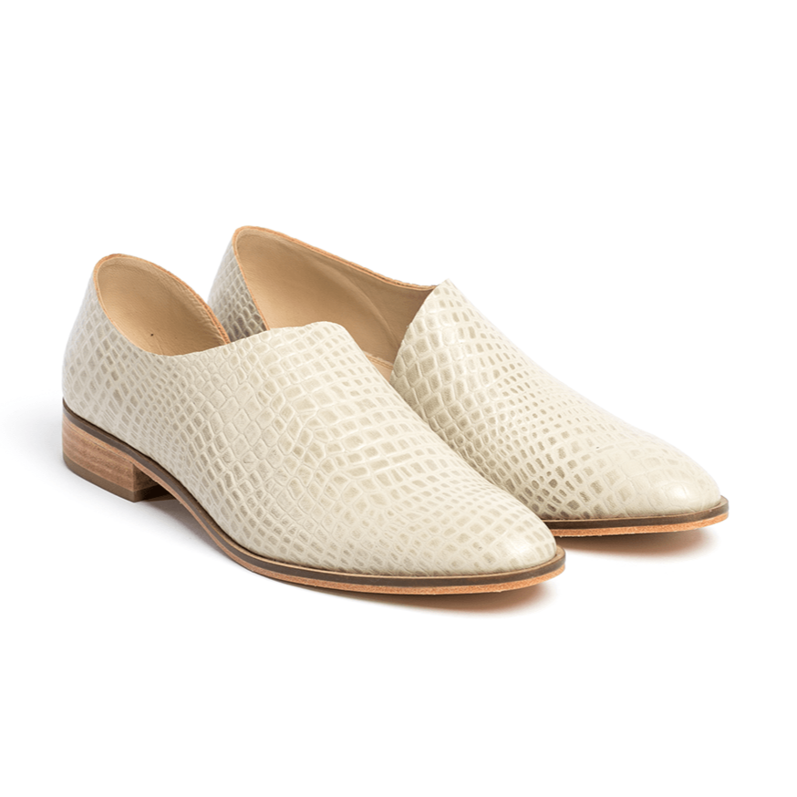 The Marie | White Embossed - Marciante and Company